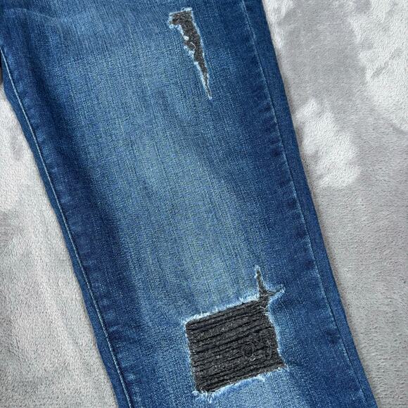Flying Monkey Women’s Distressed Skinny Jeans Sz 27 - Picture 6 of 9